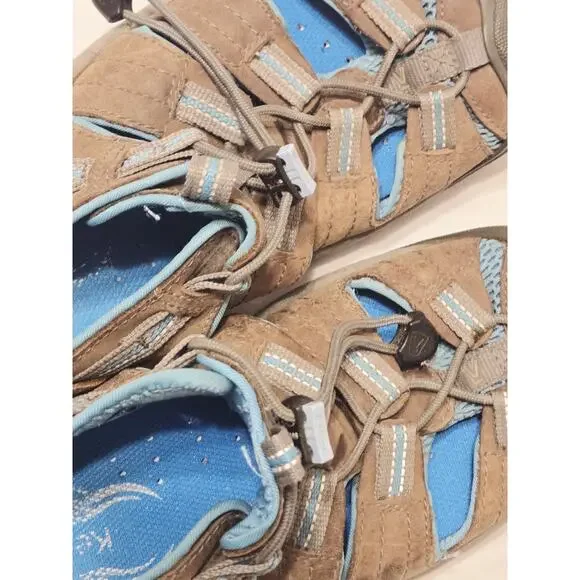 Keen Newport Blue Canvas Slip On Sandals Sz 10 Unisex Hiking Outdoor Comfort Keen Newport Blue Canvas Slip On Sandals Sz 10 Unisex Hiking  main image 3